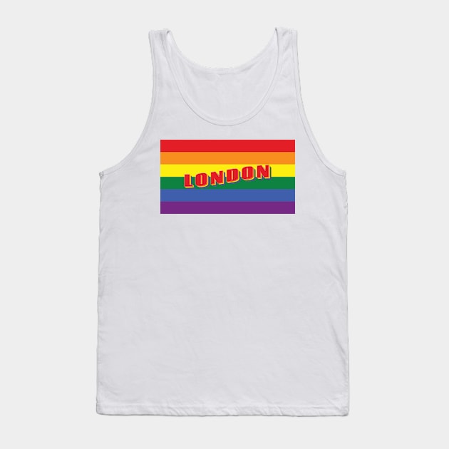 London Pride: Celebrate Love, Equality and Diversity Tank Top by DesignerPropo